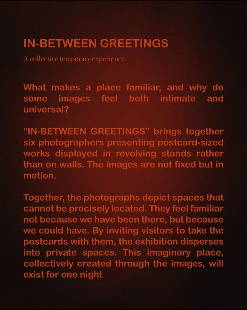 Exhibition text, Instagram announcement